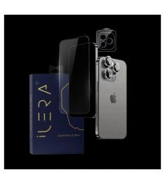 Захисне скло iLera Sapphire Ultra+ Glass для Apple iPhone 14 Pro Max (Чорне)